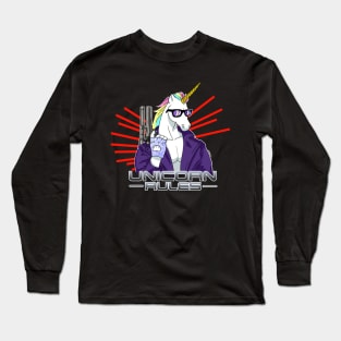 unicorn power,unicorn rules Long Sleeve T-Shirt